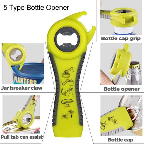 Easy-Twist Jar Opener: Maxracy Effortless Lid Opening for Weak Hands & Arthritis, Versatile Bottle Opener