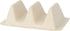 MT Products Taco Container 7" x 4.25" x 2" - 2 Compartments - Pack of 15