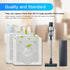 Dust Bags for Samsung ADB90/XAA, Replacement Disposal Bag for Cleaning Station Vacuum Cleaner with Dustbin, 8 Pack
