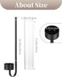 Set 2 Sziqiqi Black Wall Candle Holders: Metal Candle Sconces for Taper of Modern Wall Mounted Candlestick Holder