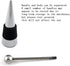 10Pcs ENLAYER Stainless Steel Wine Stoppers, Reusable Wine Corks, Silicone Wine Stopper for Gifts, Holiday Party,