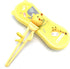 Wakaka Chicken Shape Chopsticks, Easy to Use Training Chopsticks for Children and Adults, Reusable Set (Yellow)