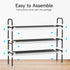 Closet 3 10.8 40.2 25.8 Long Shoe Rack for - Tier Shoe Organizer Storage for Entryway, Front Door Entrance, Metal