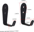 Wall Hooks 8 Pcs, Heavy Duty Stainless Steel Coat Hooks for Garage, Bathroom, Kitchen, Dining Room, Indoor and Outdoor