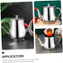 Ciieeo Large Stainless Steel Oil Pot - Cooking Grease Container with Filter Cup for Frying and Sauces