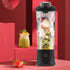 Portable Blender, 18000rpm 600ml Large Capacity Cordless Stainless Steel Blender with 6 Ultra Sharp Blades for Shakes