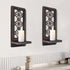 Set 2 Room.(15 x6 ZOLAPI of Candle Sconces, Farmhouse Accent Wall Sconce, Caramel Color Candle Holder Wall Decorations