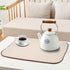 SINLAND Microfiber Dish Drying Mat - Super Absorbent Pad for Kitchen Counter, Large Size 16Inch X 18Inch, Beige 2 Pack