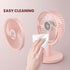 Shinebella 4 Speeds Small Desk Fan, Personal Portable Mini USB Fan, Quiet, 310 Degree Rotation, Detachable, 4 inch