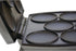 Brentwood AR-136 Silver 6 Piece Non-Stick Arepa Maker, 1"