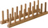 Lipper International 887 Bamboo Wood Plate Rack and Pot Lid Holder, 15-3/8" x 4-3/8" x 4"