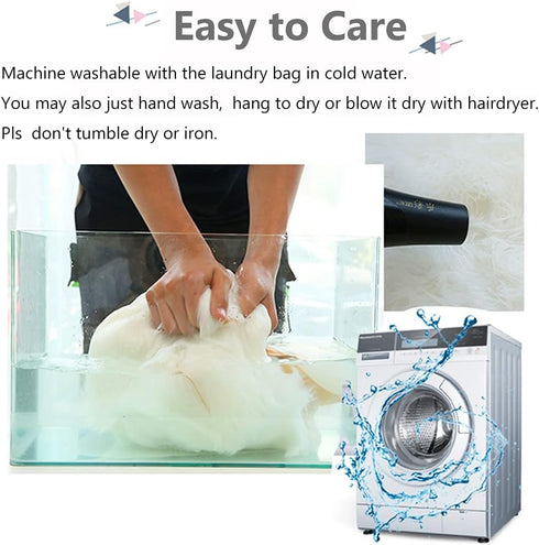 Small Product Photo Background & Luxury Props, 12 Inches Faux Fur Sheepskin Cushion for Tabletop Photography