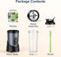 KOIOS 900W Personal Blender for Smoothies and Shakes, Includes 2 No-BPA 22 oz Portable Bottles and Lids