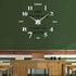 VANGOLD Large Wall Clocks, DIY Modern 3D Wall Clock with Mirror Numbers for Home Office Decor