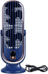 Table Tower Fan, 1800mAh USB Portable Electric Fan with 5 Speeds for Car Home Office (Blue)