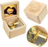 Sinzyo Natural Wooden Music Box with Customizable Photos, Wind Up Musical Box Gifts for Christmas, Birthday,