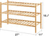 3-Tier Closet, viewcare Free Standing Shoe Racks, Bamboo Wood Shoe Rack for Entryway & Beautiful | Natural | Functional
