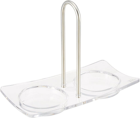 Peugeot Linea Acrylic Salt and Pepper Mill Tray - Transparent (25854)