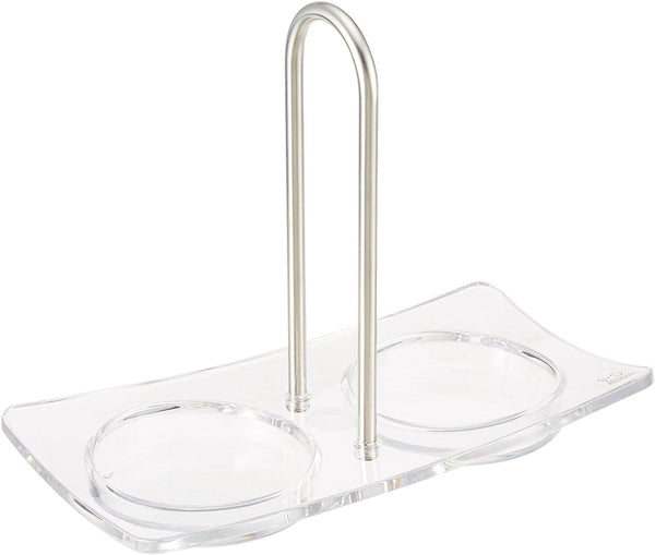 Peugeot Linea Acrylic Salt and Pepper Mill Tray - Transparent (25854)