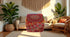 16X16X14 inches, CRAFT KALA Large Hippie Mandala Meditation Floor Ottoman Pillow Cushion Pouf Cover Square Poufs Cover