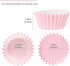 Caperci Grease-Resistant Standard Pink Cupcake Liners, 150 Counts - Heavy Duty Paper Muffin Baking Cups, No Muffin Pan