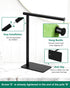 Hand Towel Holder Stand, DECLUTTR Stainless Steel Towel Rack for Bathroom Countertop, Black Free Standing Design
