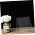 Tofficu 8 Pcs Acrylic Stand Tabletop Decor, Easel Household Display Stand for Books, Artwork, and Notebooks