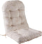Big Hippo Indoor Adirondack Chair Cushion, Tufted High Back Patio Chair Cushions