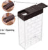 TOPZEA 12Pcs Spice Shaker Jars, Travel Seasoning Box with 2-in-1 Lids, Plastic Storage Container for Spice, Salt, Pepper