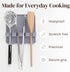 Silicone Spoon Rest for Stove Top - 2 Pack with Drip Pad, Heat Resistant BPA Free Utensil Rest