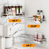 kaileyouxiangongsi SUS304 Stainless steel Wall Mount Spice Rack Storage Basket - Seasoning Container, Kitchen Spice