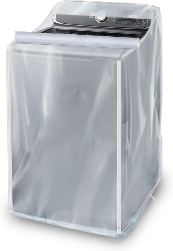 Washer and Dryer Covers, Waterproof and Dustproof Washing Machine Cover for Top Load and Front Load, 29 x 28 x 43