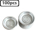 100 Pcs Plastic Disposable Sauce Dishes - Mini Condiment Appetizer Tray for Sushi, Soy, Mustard, Vinegar, Ketchup, BBQ