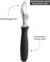 BALCI Heavy Duty Ice Cream Scoop - Stainless Steel Icecream Scooper with Non-Slip Grip - Dishwasher Safe - Black