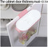 Set 2 of Trash Bag Holder Rack, Hanging Organizer Garbage Bag Holder, & Removable Lid - Multi for Kitchen Cabinet Door