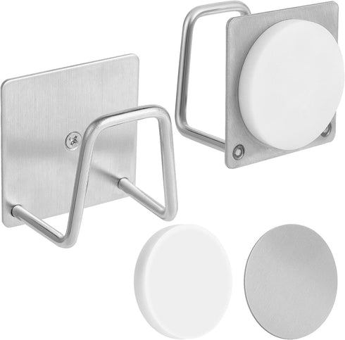 Everlling Magnetic Sponge Holder for Kitchen Sink,1 Pcs Strong Magnetic Stainless Steel Rack