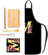 Monogrammed Gifts for Women, A-Z Initial Aprons for Cooking, Baking