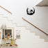 PLIGREAT Cute Panda Metal Wall Sculpture, Front Door Welcome Sign Hanging Wall Art Decor