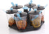 G & D Revolving Plastic Multi-Purpose Aachar Pickle Container, Masala Tray Dining Spice Stand Jar Box, Transparent