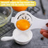 3 2.36" 4.96" Pcs Egg Separator for Raw Eggs - Egg Yolk Separator Tool with Hang-On Bowl Design for Less Mess, ABS