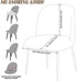 Set 1/2/4/6 Armless Velvet Curved Back Chair Covers Round Back Dining Room Chair Covers Slipcovers of Mid Century