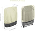2Pcs Bag(28''L 43''H) Zero Gravity Chair Cover, Waterproof Outdoor Folding Chair Covers, Dustproof Lawn Patio Furniture