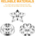 Bunuelos Mold with Handle, Aluminium Cast Waffle Molds Set for Rosette Cookies with 3 Interchangeable Heads