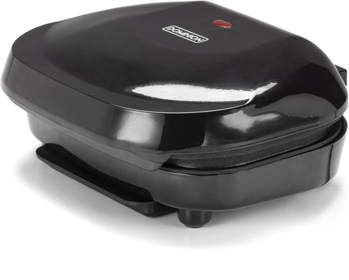 Dominion Classic Plate Electric Indoor Grill - 2-Serving Panini Press, Easy Storage & Clean, Black