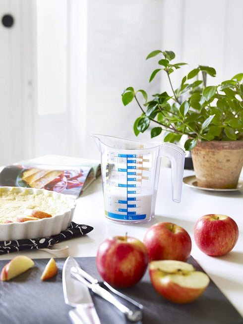 Domino Measuring Cup 1L, Plastic (PP) BPA-free, Transparent