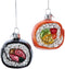 Kurt Adler Noble Gems Glass Sushi Ornament, 2-Pc Set