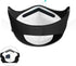 LSGTT Personal Smart Electric Air Face Mask, Reusable Wearable Air Purifier Mask for Outdoor Sports