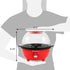 Elite Gourmet EPM330R Automatic Stirring Popcorn Maker, 12-cup Hot Oil Popcorn Machine with Built-in Serving Bowl