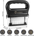 JY COOKMENT Meat Tenderizer with 48 Stainless Steel Ultra Sharp Needle Blades, Kitchen Tool for BBQ, Marinade