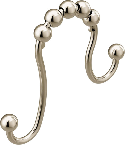 Moen SR2201NL Shower Curtain Ring, Pack of 12 in Polished Nickel